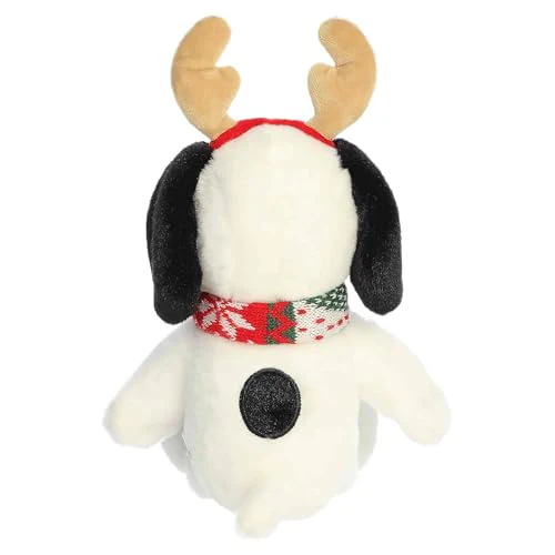 Aurora Festive Peanuts Reindeer Snoopy Plush Toy - Image 3