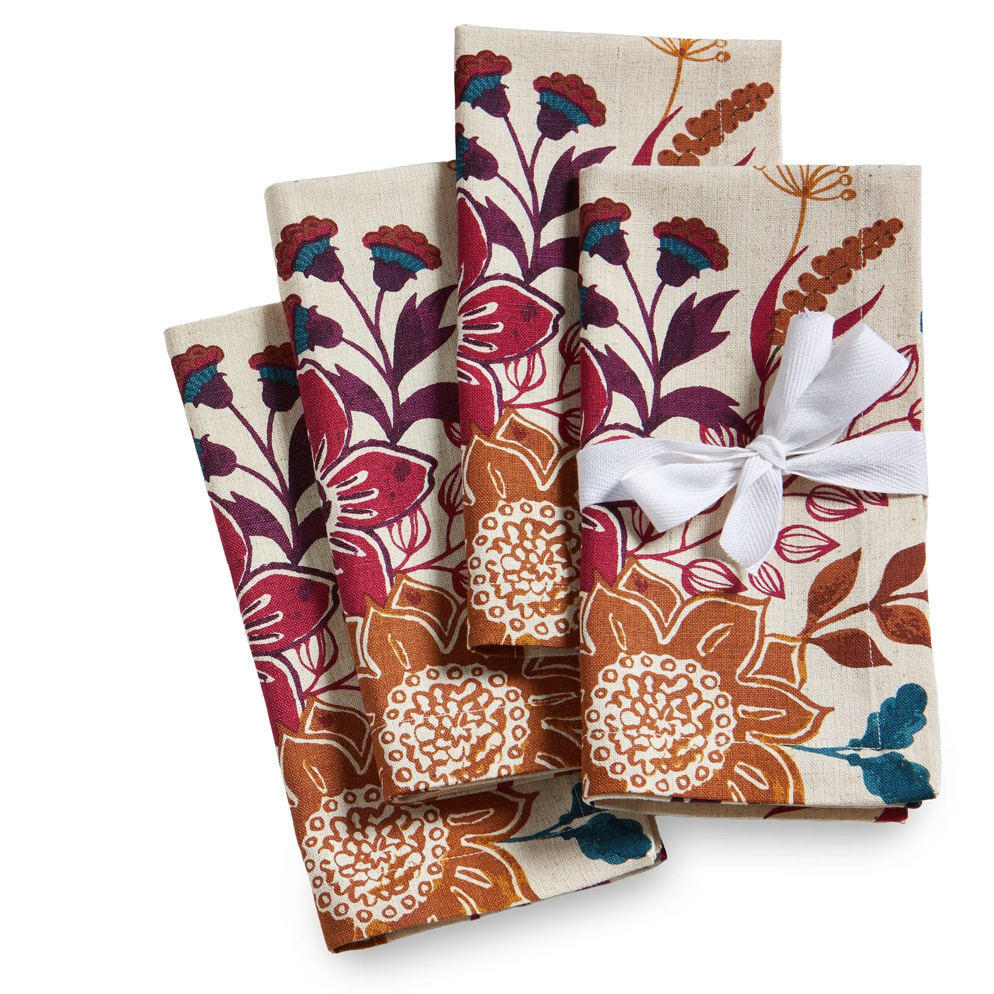 tag Autumn Bloom Napkin - Set Of 4