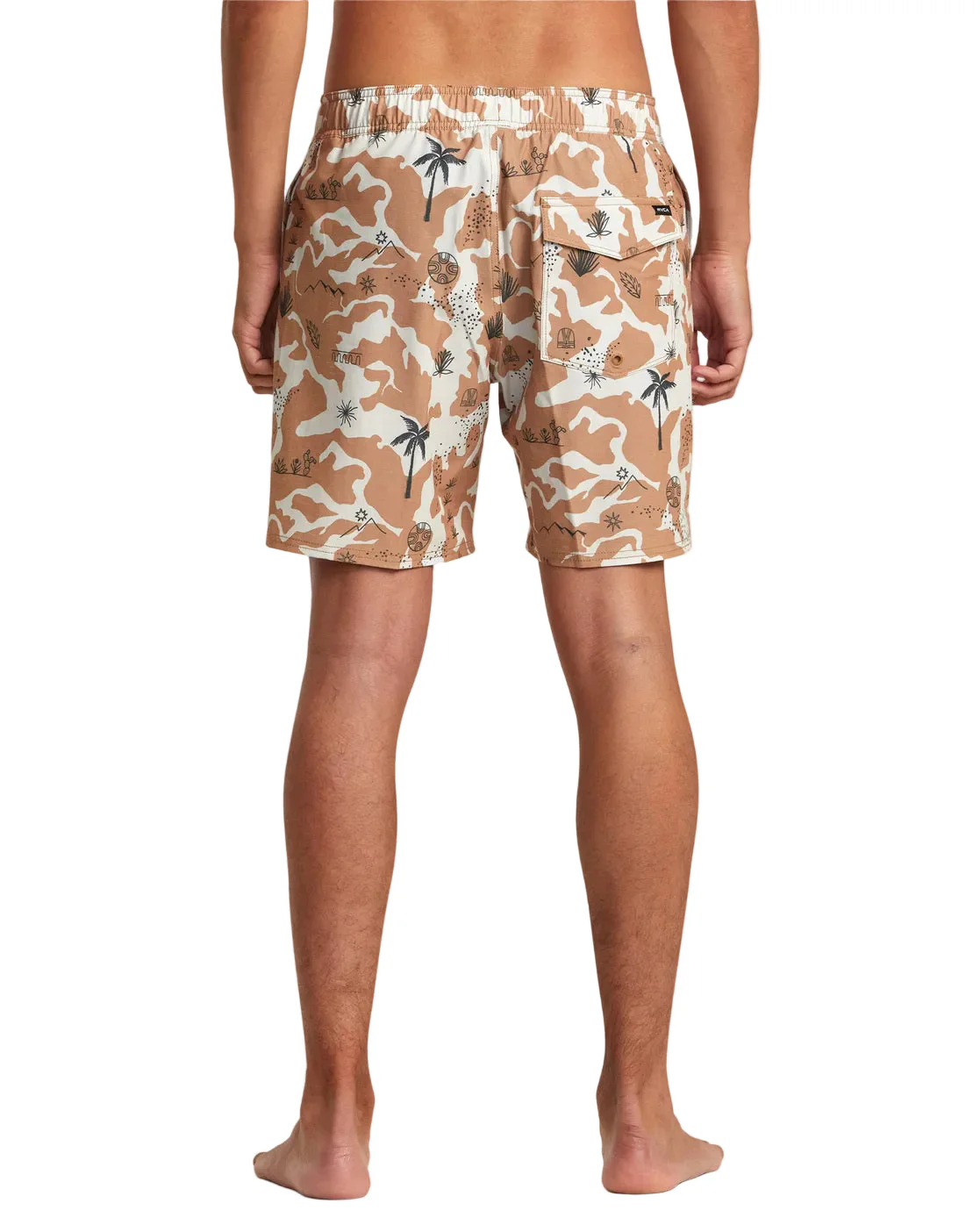 RVCA Mens VA Atlas 17" Elastic Swim Trunks - Image 3