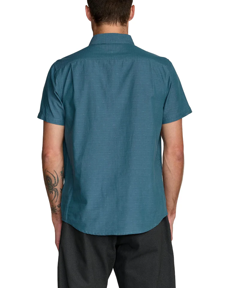 RVCA Mens That'll Do Dobby Short Sleeve Shirt - Image 4