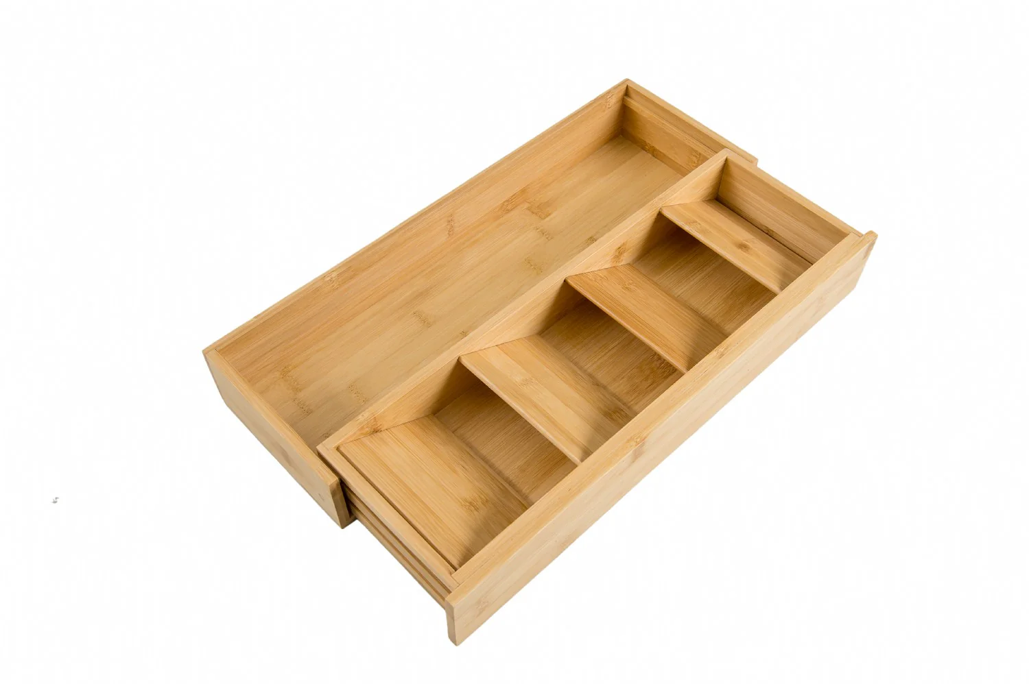 Lipper International Bamboo Expandable Cutlery Holder