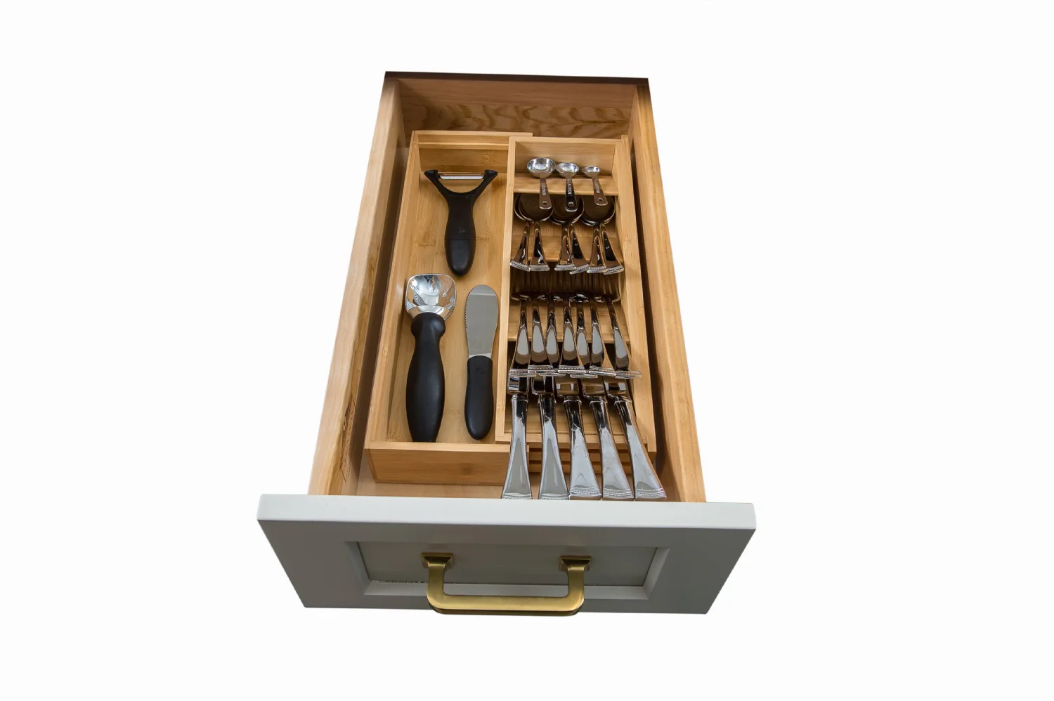 Lipper International Bamboo Expandable Cutlery Holder - Image 4