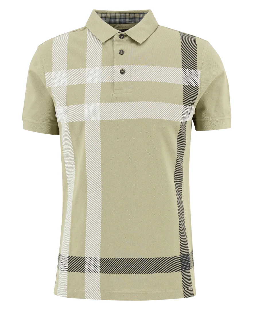 Barbour Mens Blaine Tartan Short Sleeve Polo Shirt