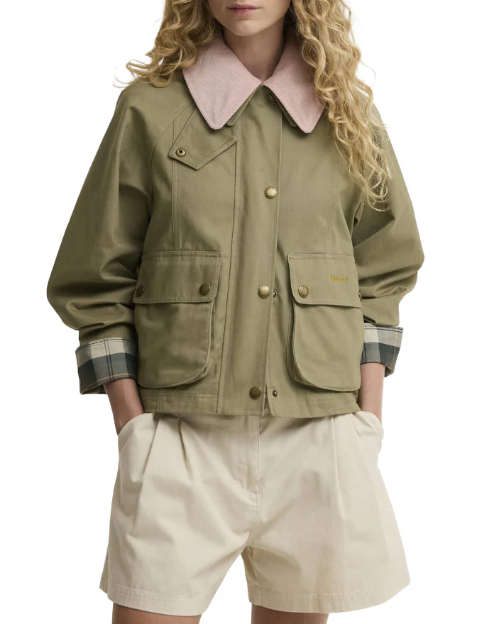 Barbour Womens Cropped Beadnell Casual Jacket - Image 2