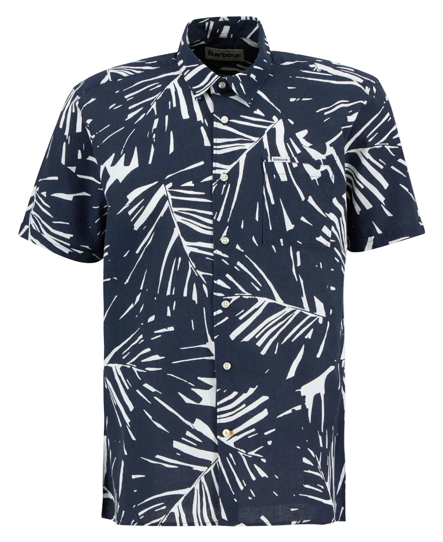 Barbour Mens Edenwood Printed Short Sleeve Shirt