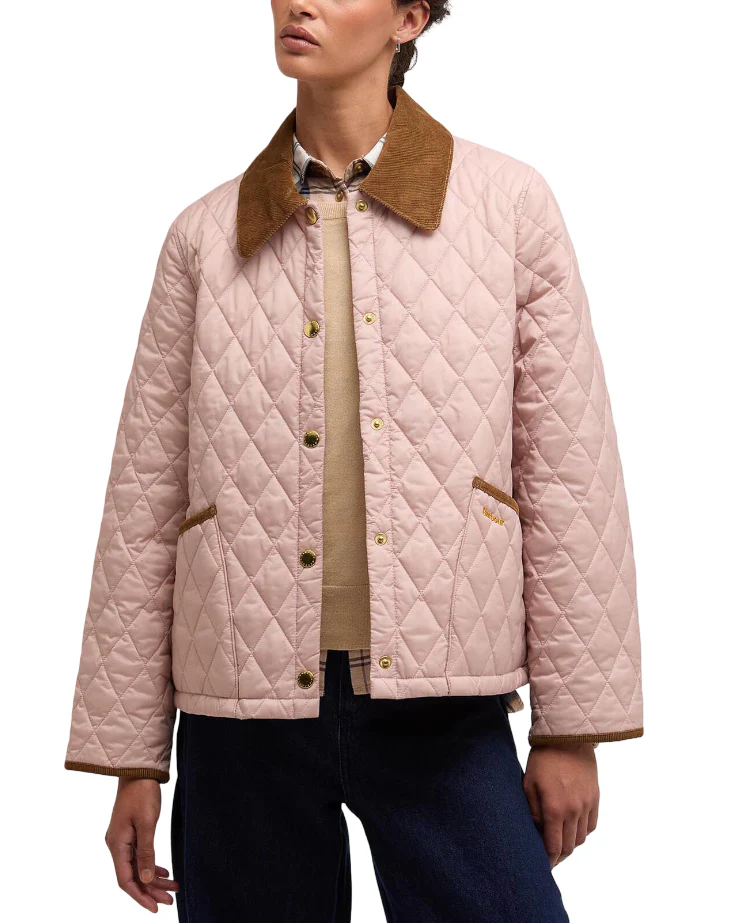 Barbour Womens Icons Cropped Liddesdale Quilted Jacket - Image 2