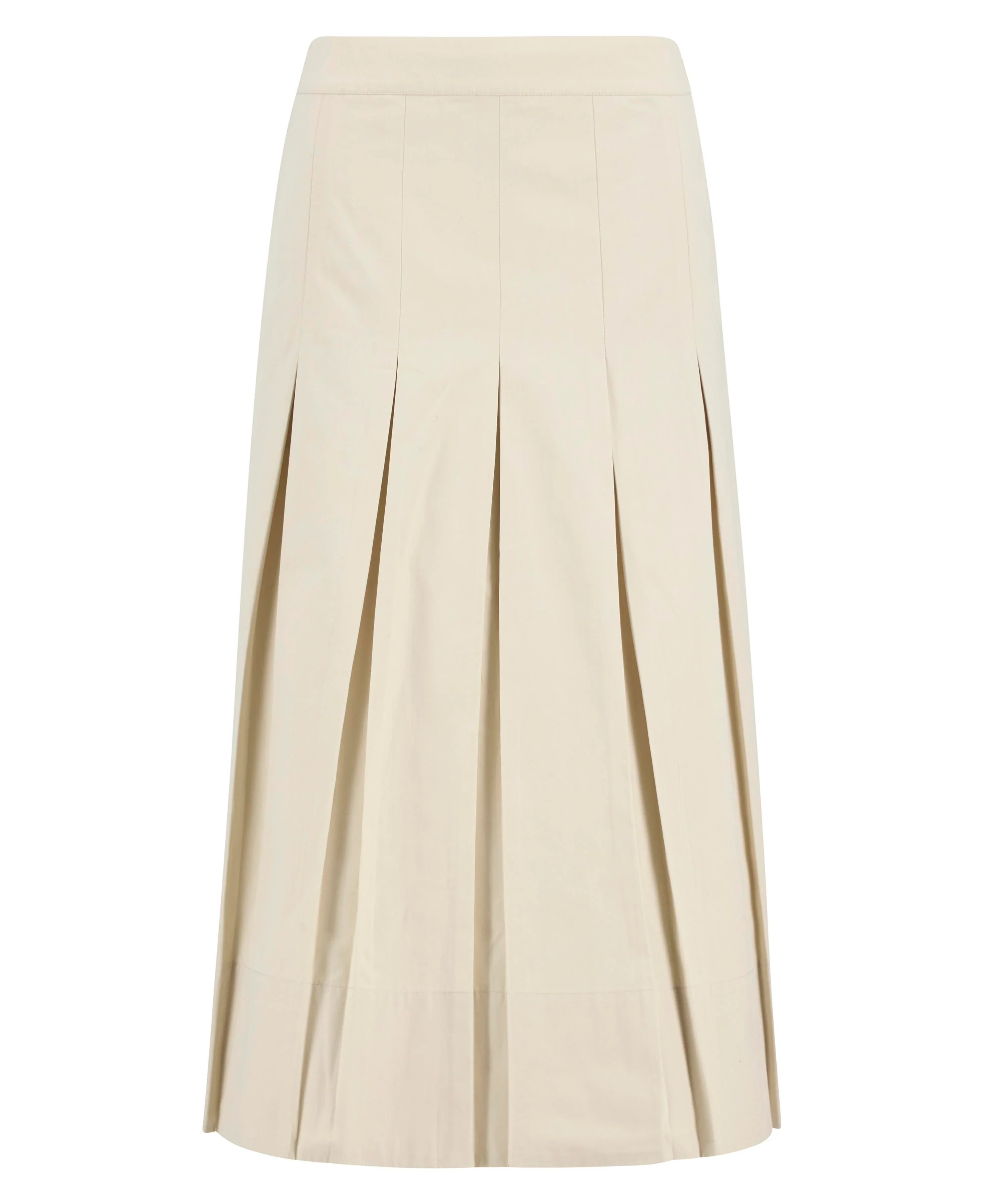 Barbour Womens Kirby Pleated Midi Skirt