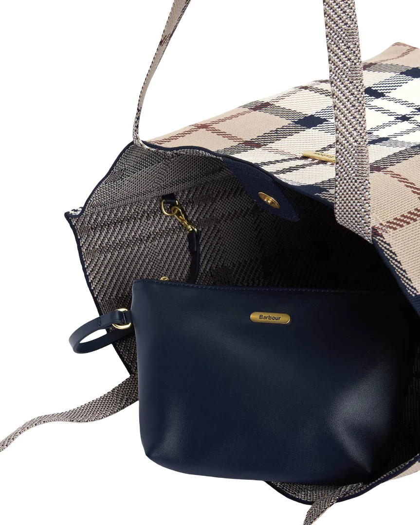 Barbour Layla Tartan Large Tote Handbag - Image 6