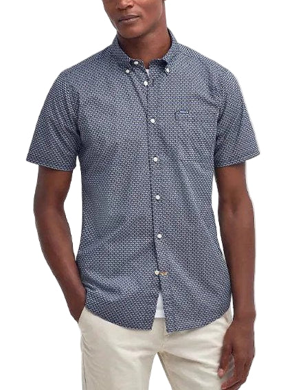 Barbour Mens Shell Tailored Fit Short Sleeve Shirt - Image 2