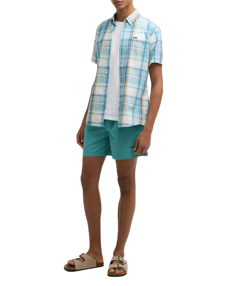 Barbour Mens Logo 5" Swim Shorts - Image 6