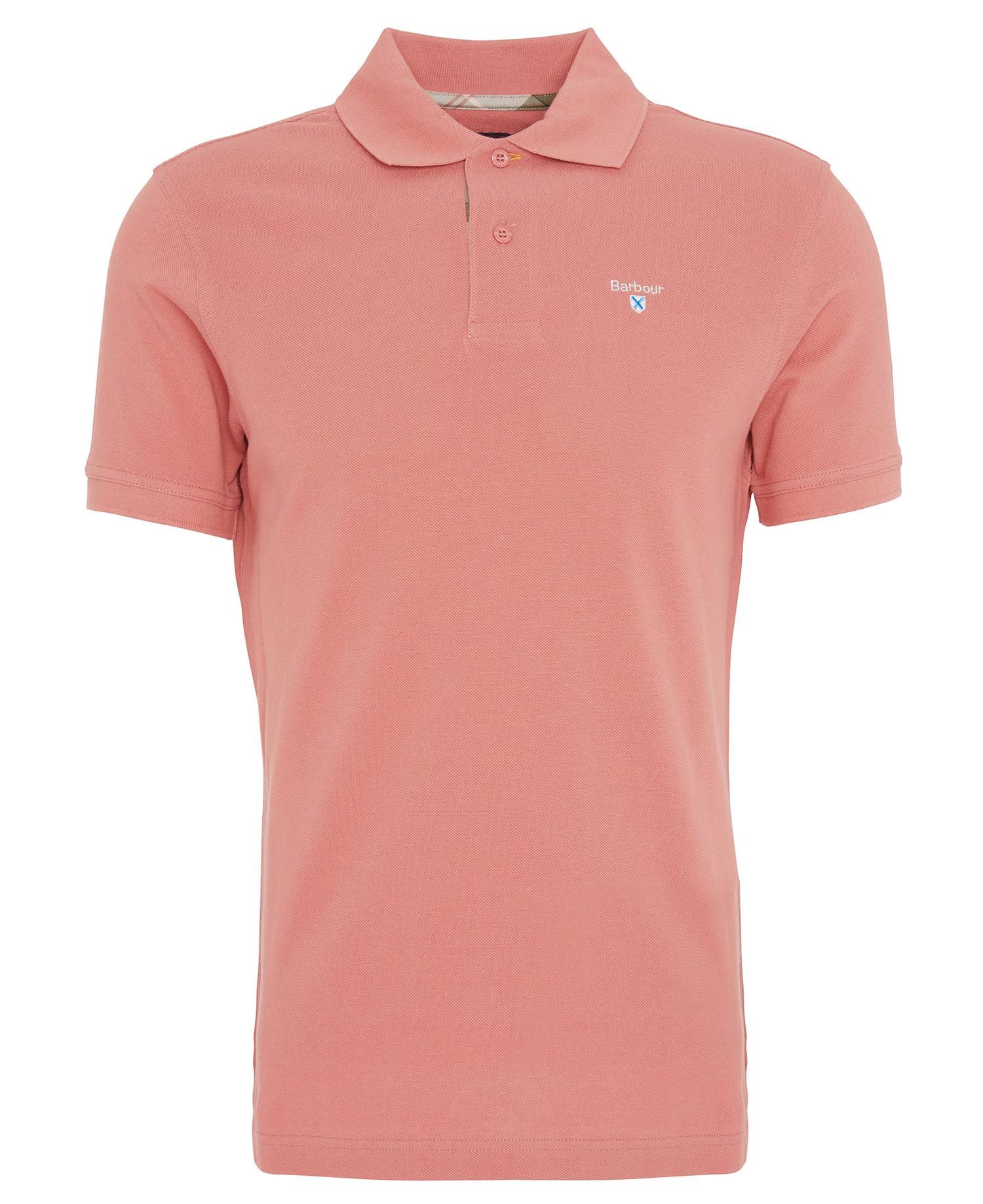Barbour Mens Tartan Pique Short Sleeve Polo Shirt