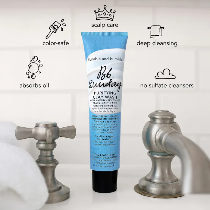 Bumble and Bumble Sunday Purifying Clay Detox Shampoo - 5 oz. - Image 5
