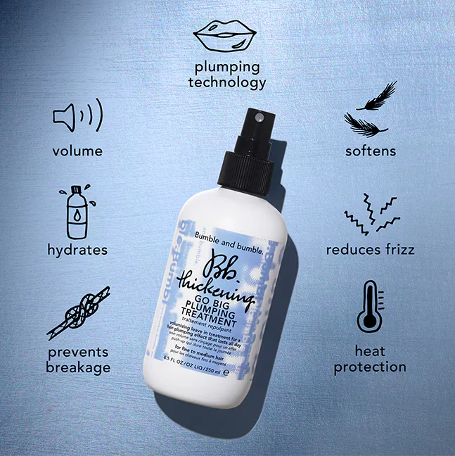 Bumble and Bumble Thickening Go Big Plumping Hair Treatment Spray - 8.5 oz. - Image 3