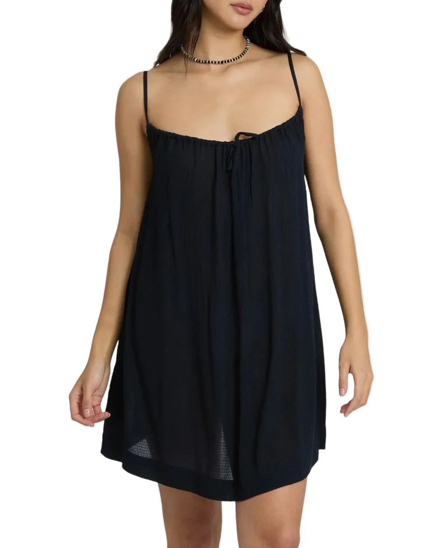 Billabong Womens Beach Song Solid Mini Dress