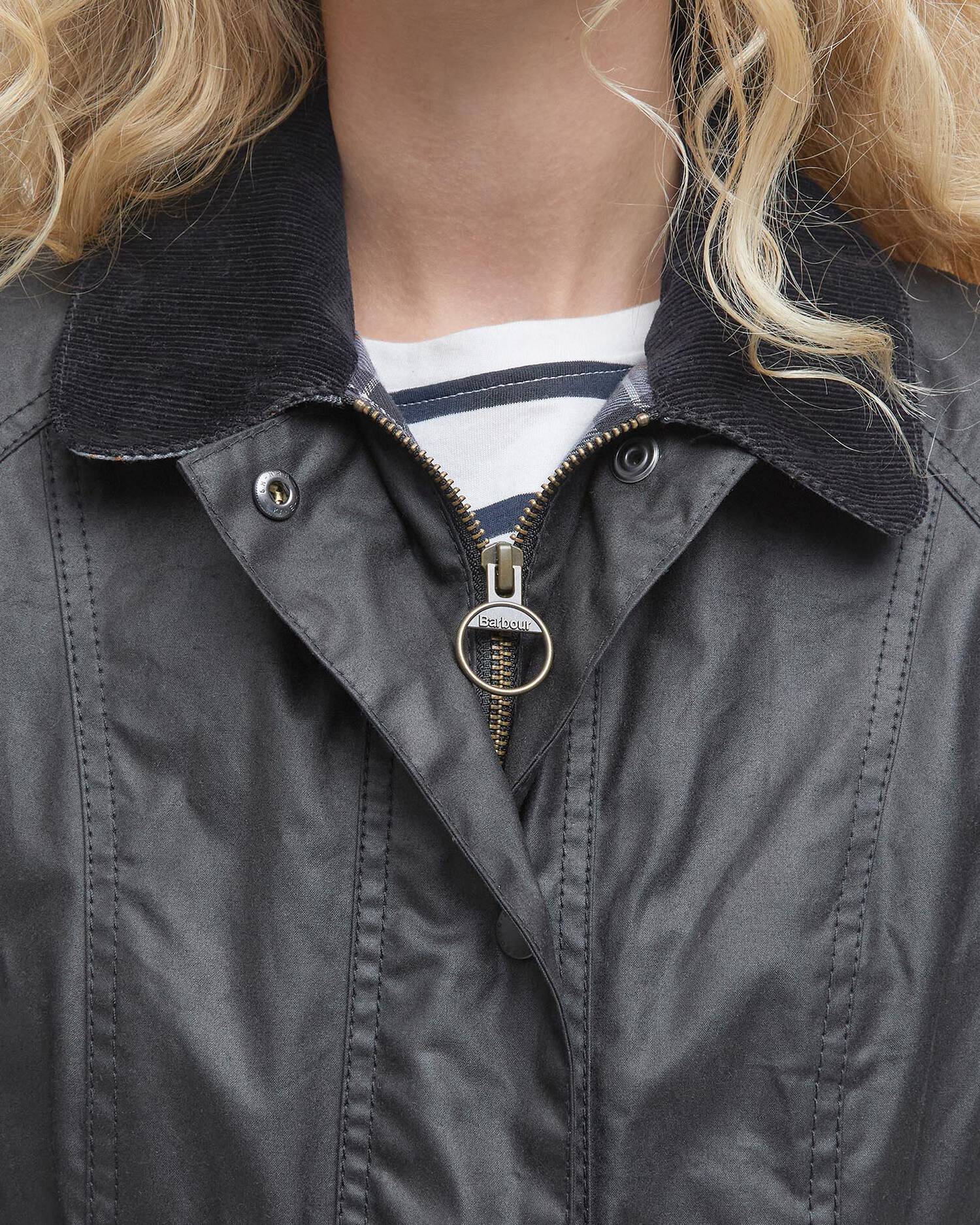 Barbour Womens Beadnell Waxed Jacket - Image 5
