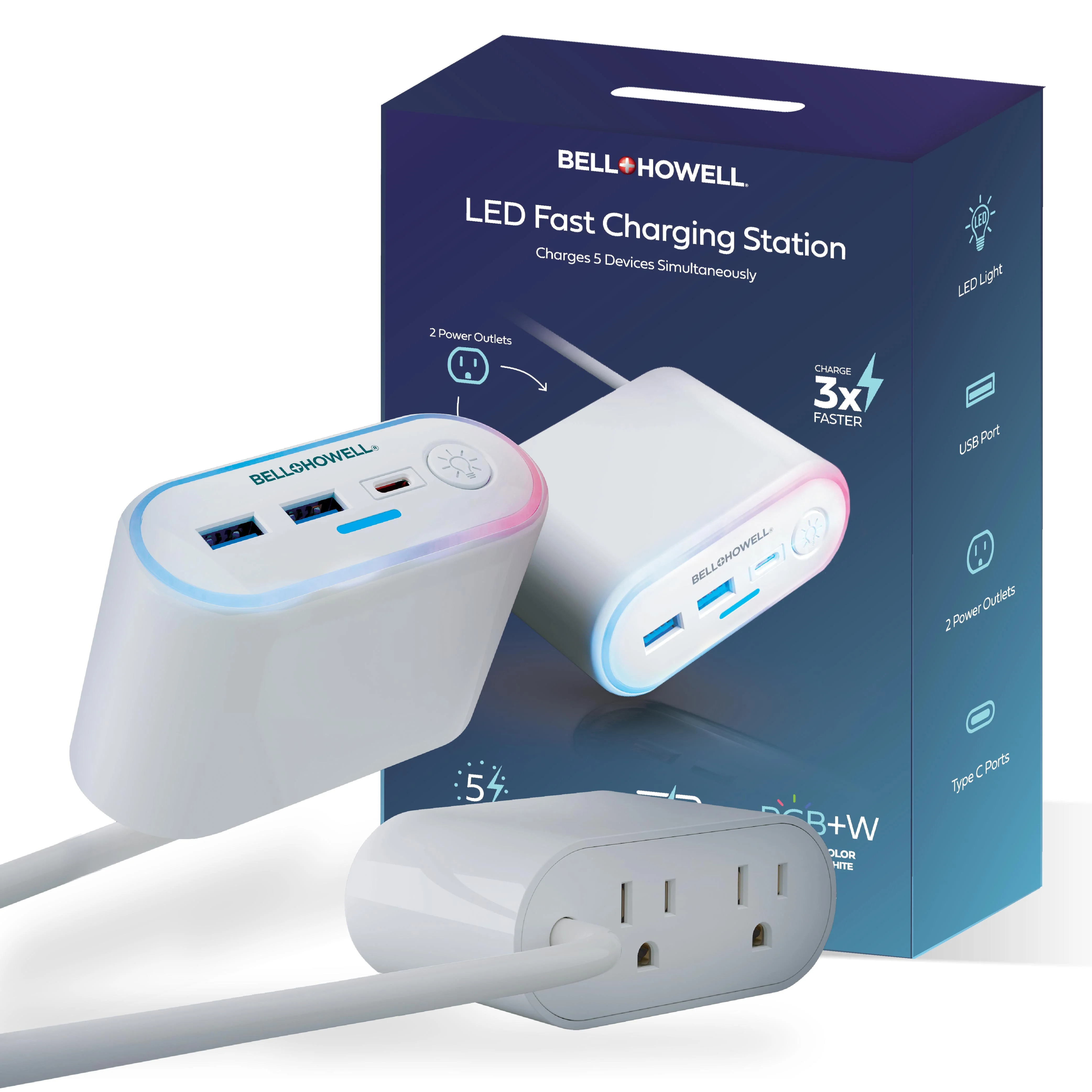 Bell + Howell Fast Charging Surge Protector - Image 3