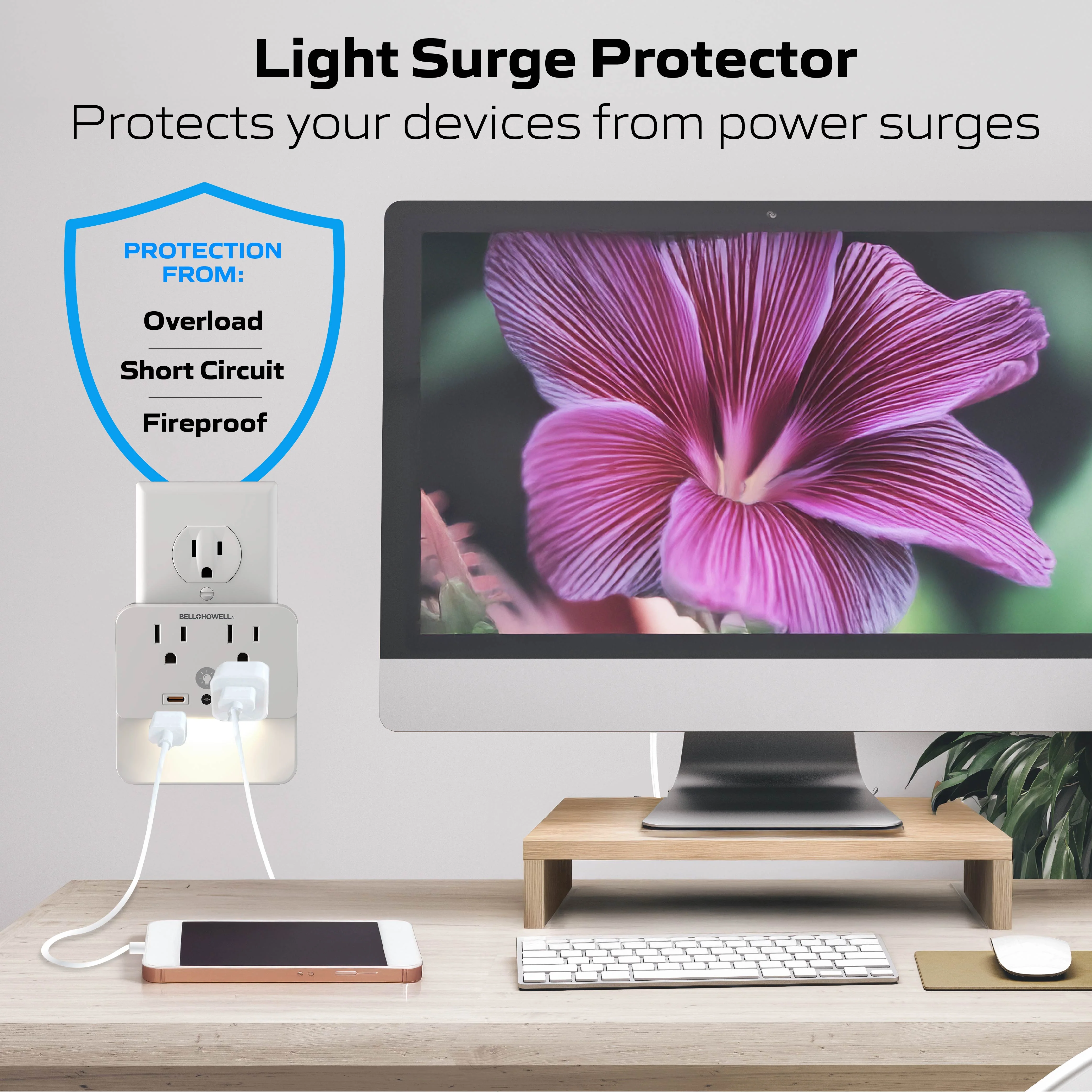 Bell + Howell Light Surge Protector - Image 7