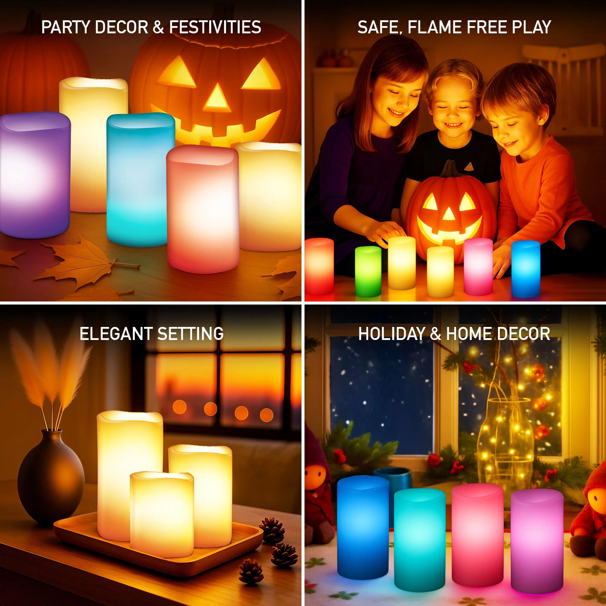 Bell + Howell Candle Brights Flameless Candles - 3 Pack - Image 4