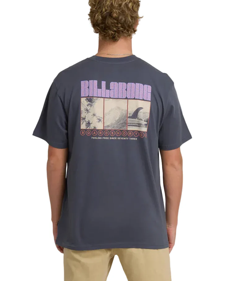 Billabong Mens Broadsheet Premium Short Sleeve T-Shirt - Image 2