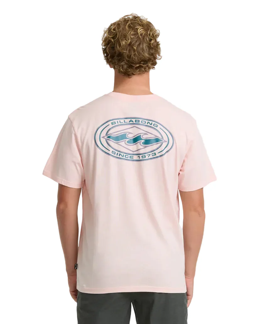 Billabong Mens Rotor Diamond Premium Short Sleeve Knit Graphic T-Shirt - Image 2