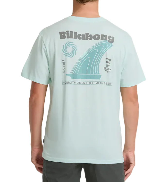 Billabong Mens Single Fin Premium Short Sleeve Knit T-Shirt - Image 3