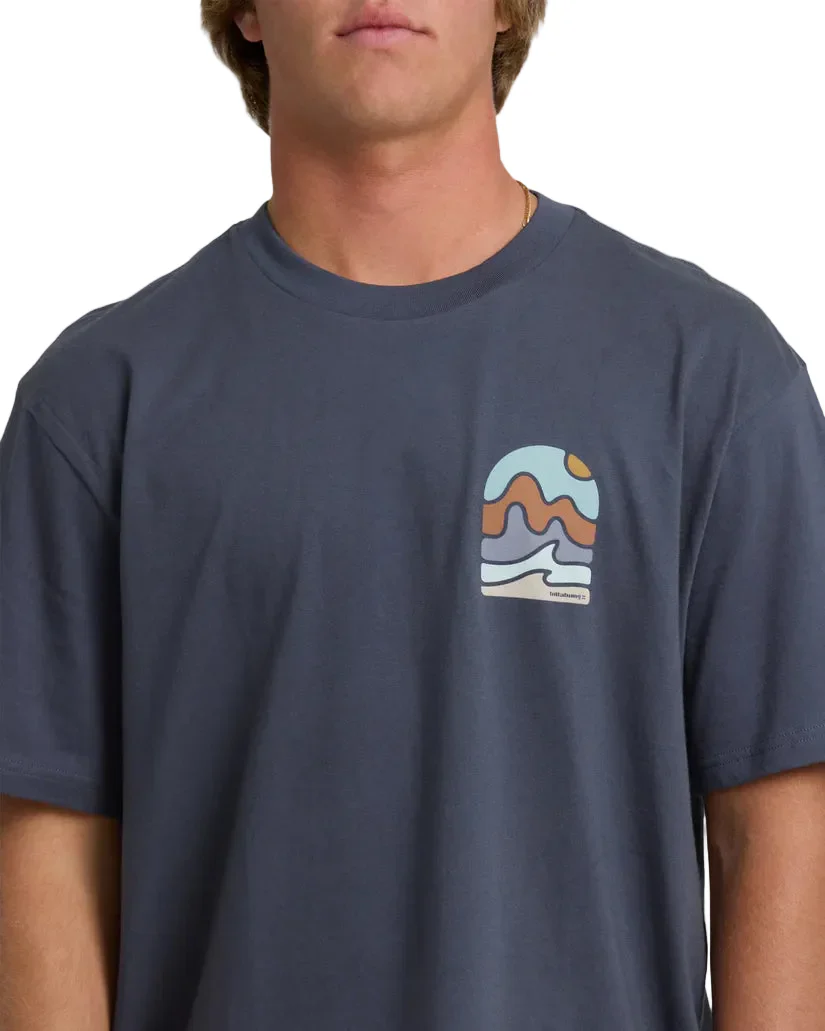 Billabong Mens Sun Down Adiv Premium Short Sleeve T-Shirt - Image 3