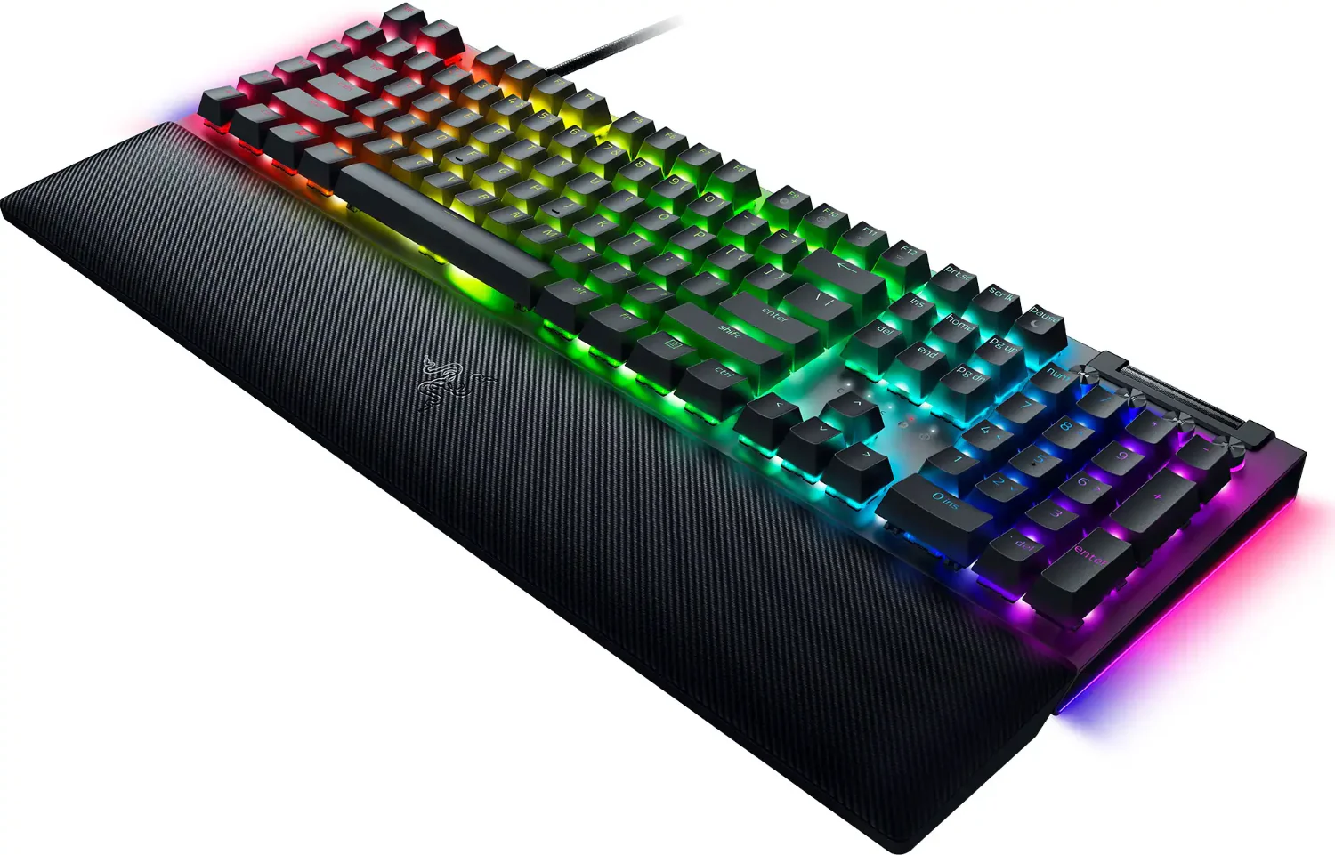 Razer BlackWidow V4 Full Size Wired Mechanical Green Switch Gaming Keyboard with Chroma RGB - Image 2