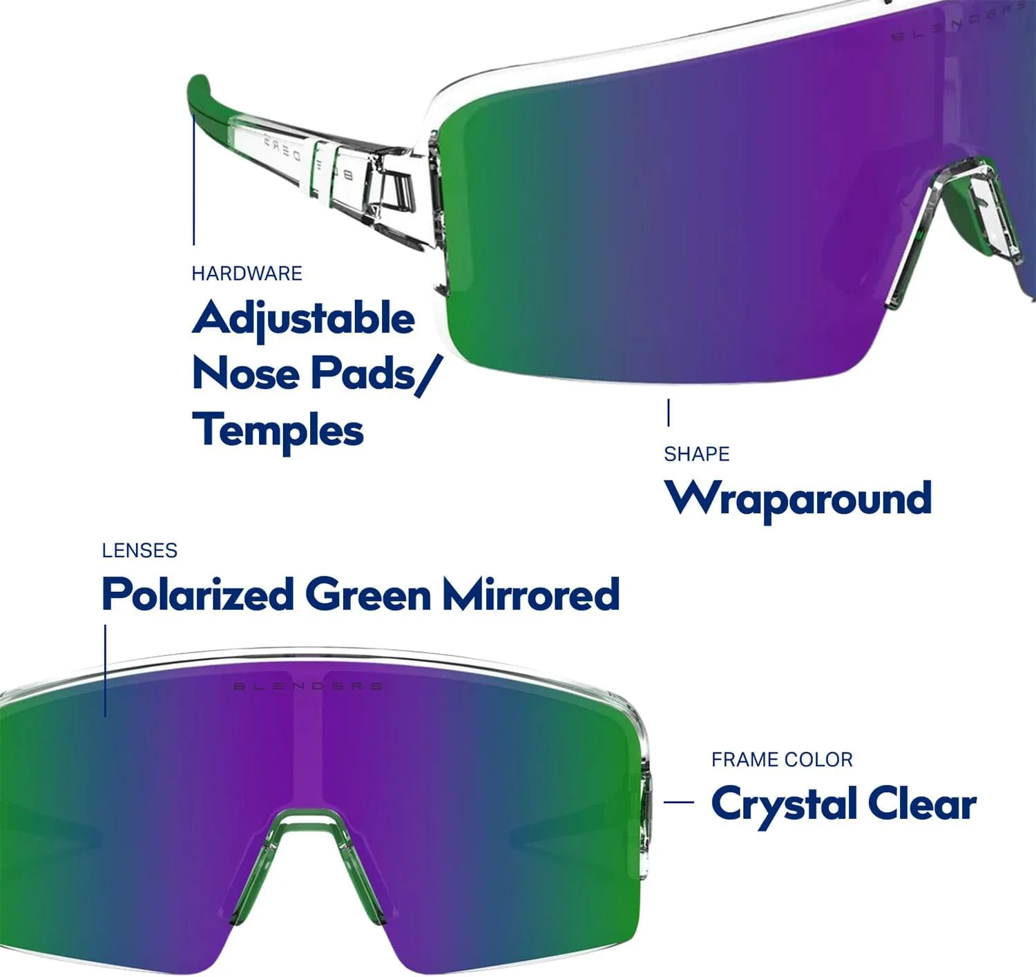 Blenders Eyewear Eclipse X2 Polarized Sunglasses - Adventureland - Image 7