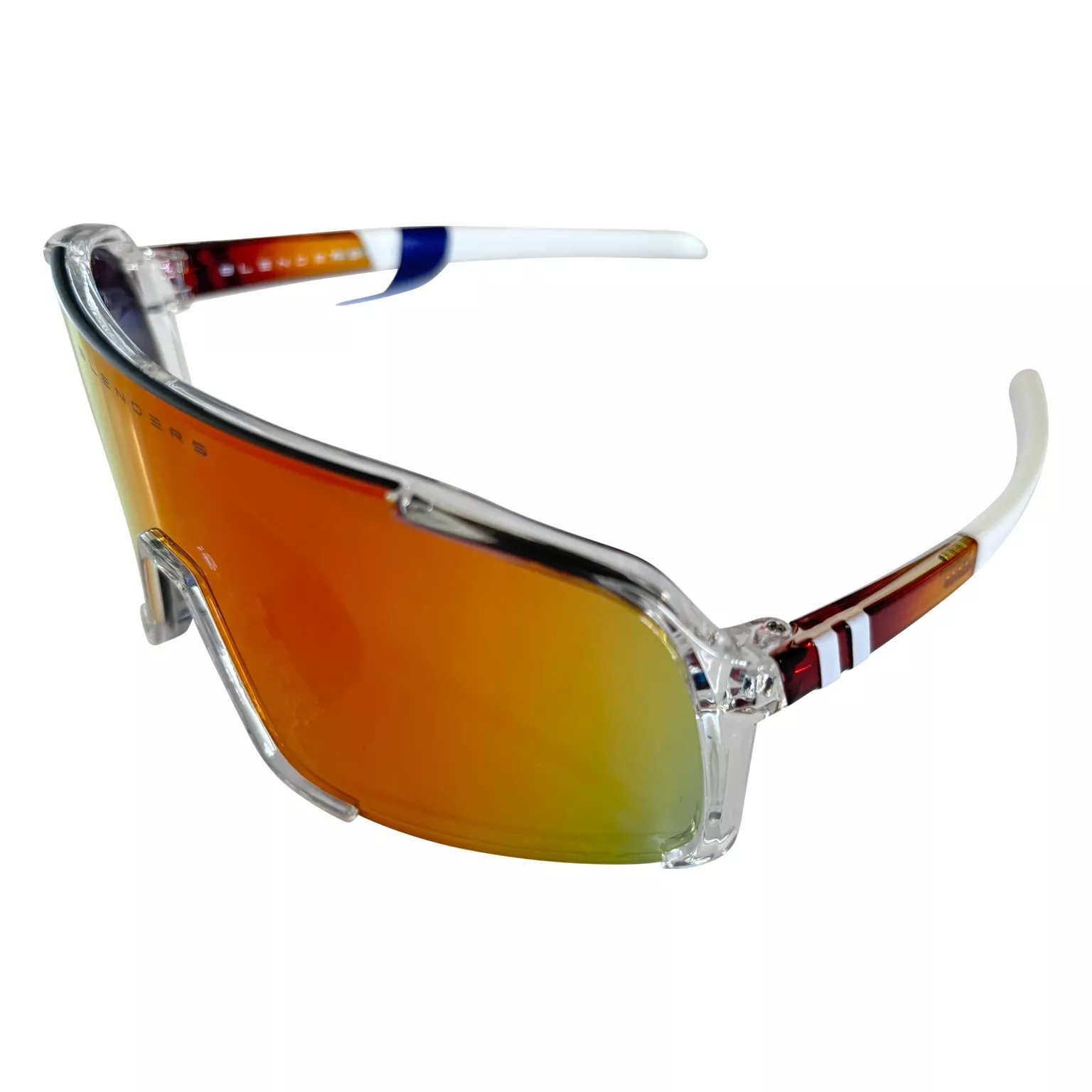 Blenders Eyewear Expose Future Ruler Polarized Sunglasses - Clear Rainbow Red
