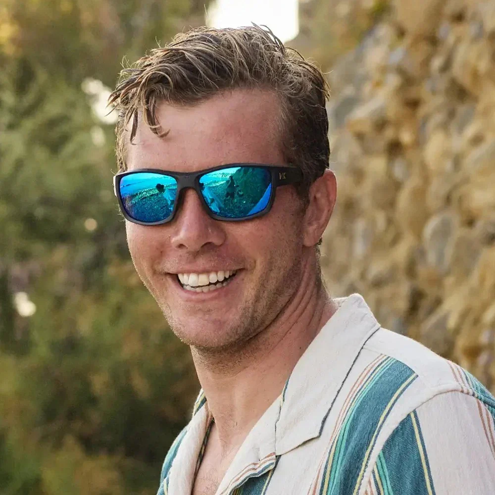 Knockaround High Stakes Midnight Ocean Frame - Moonshine Lens - Polarized Sunglasses - Image 6