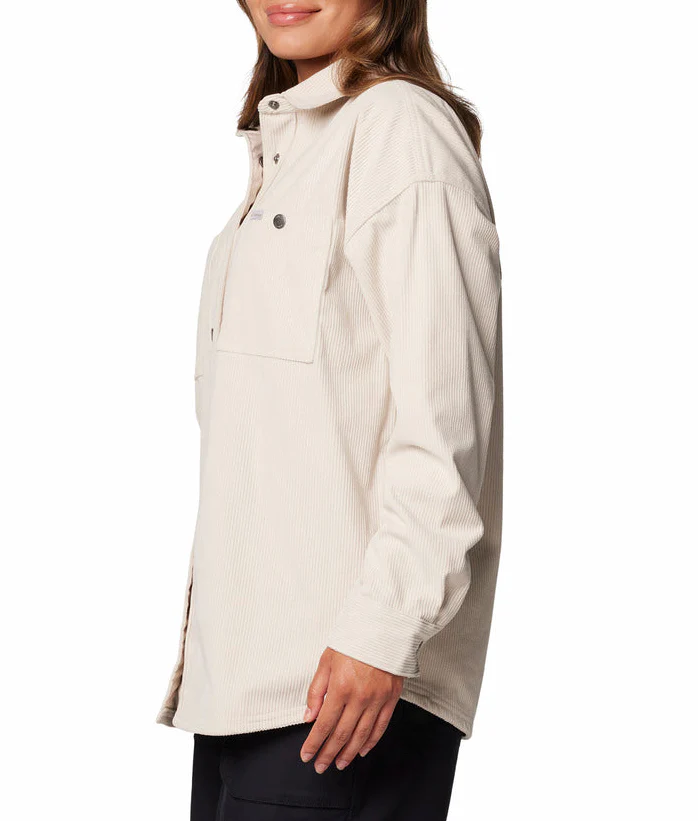 Columbia Womens Blue Point Creek Corduroy Shirt Jacket - Image 3