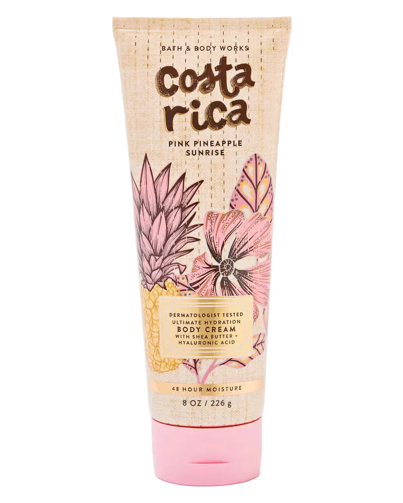 Bath & Body Works Ultimate Hydration Body Cream - Pink Pineapple Sunrise