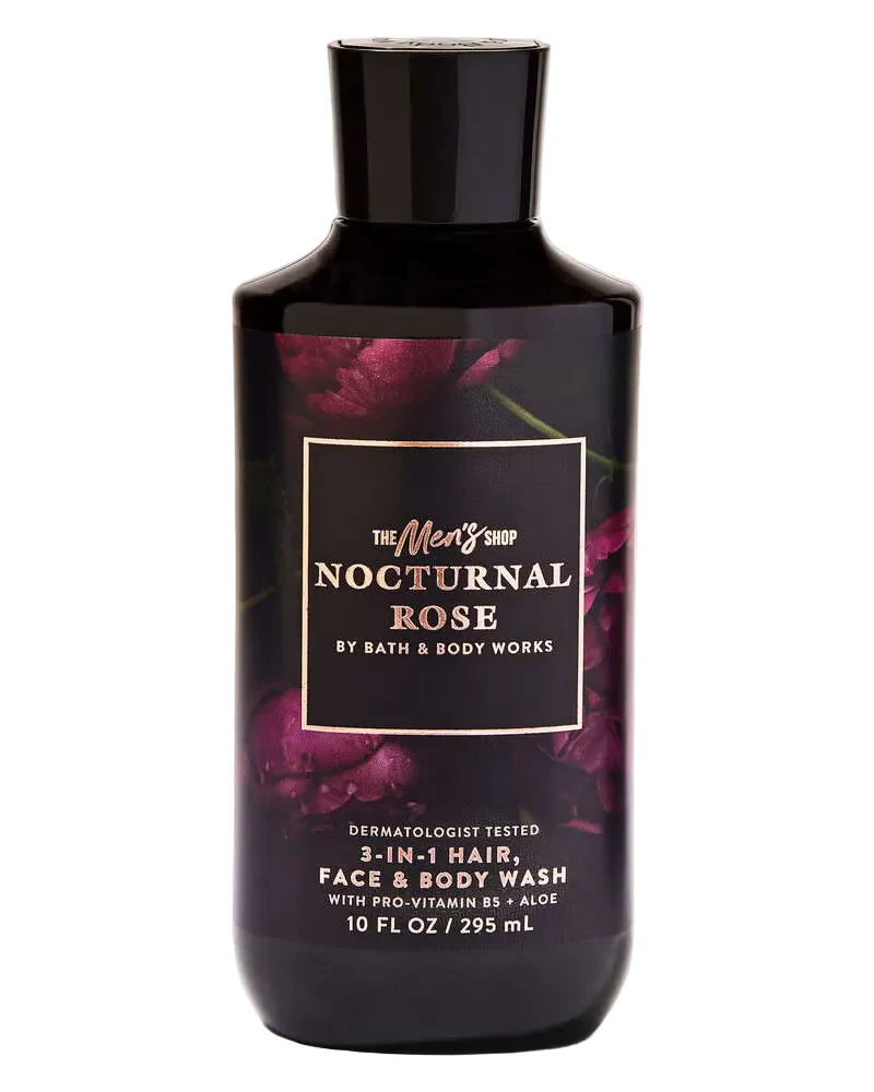 Bath & Body Works Mens 3-In-1 Body Wash - Nocturnal Rose
