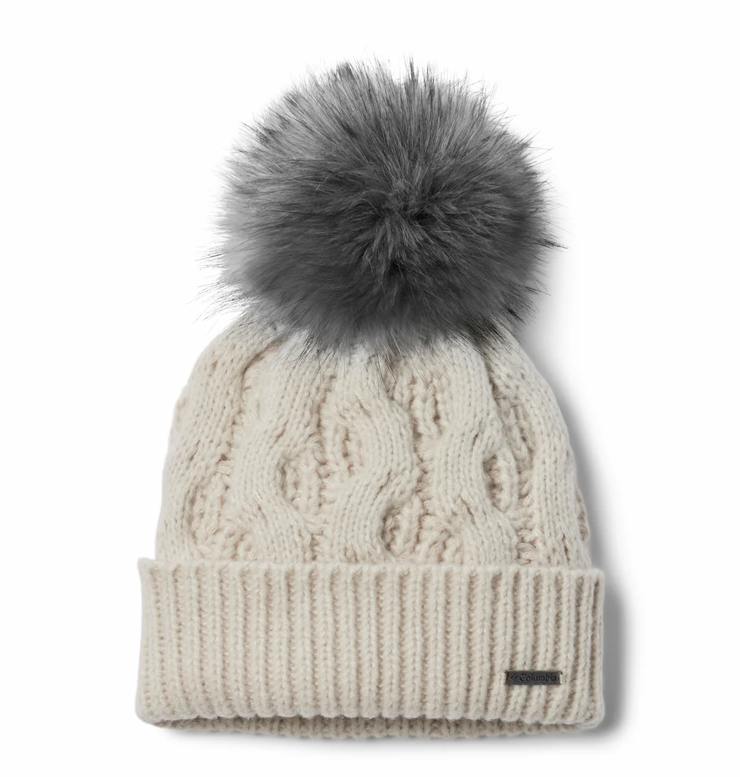 Columbia Womens Boundless Days Cable Knit Pom Beanie - Image 3