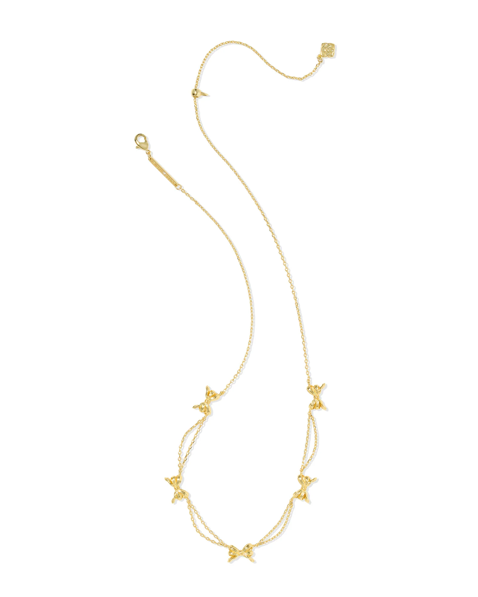 Kendra Scott Bow Gold Strand Necklace - Image 2