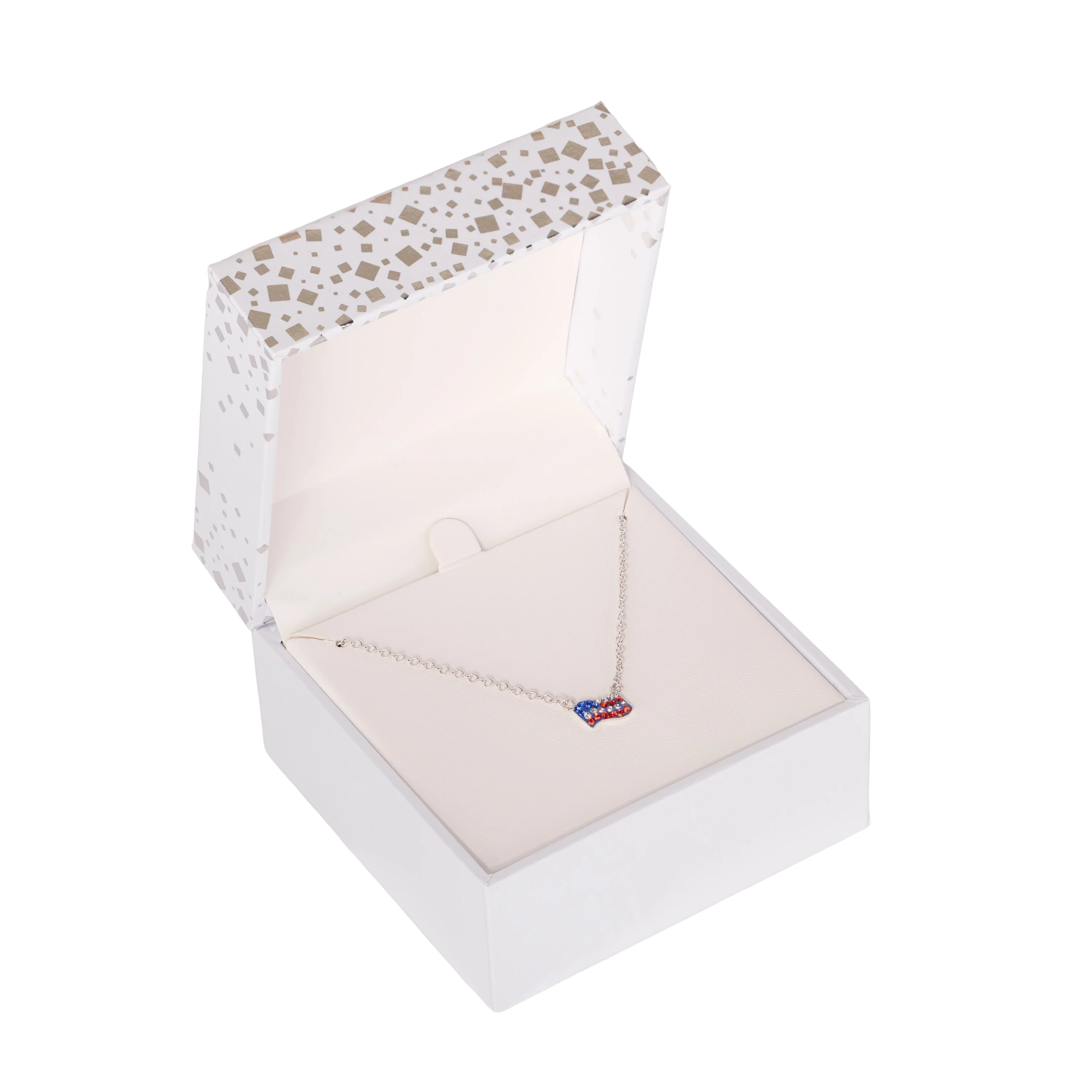 Athra Americana Flag Pendant Necklace - Image 2