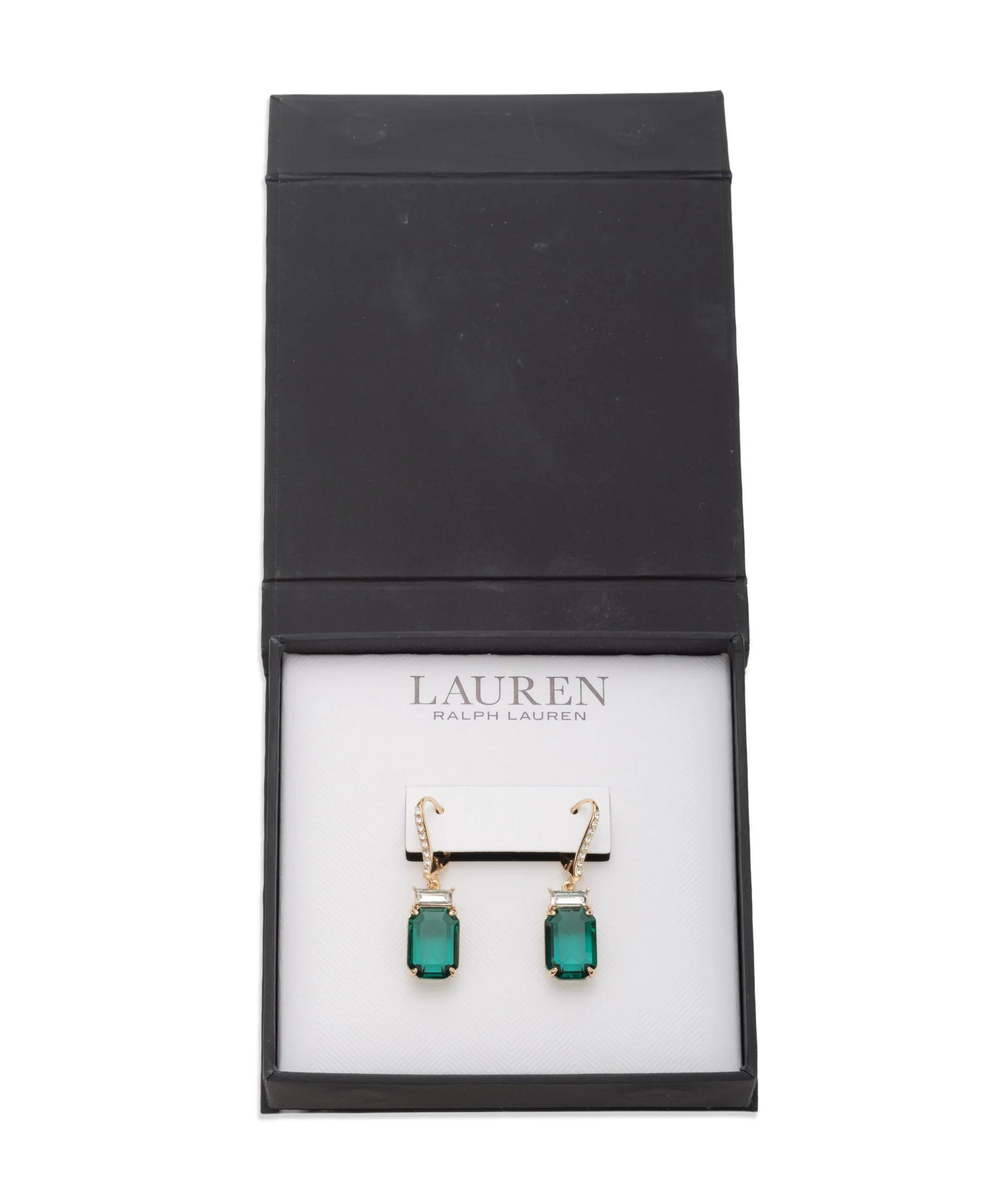 Lauren Ralph Lauren Gold-Tone Stone Drop Earrings - Image 2