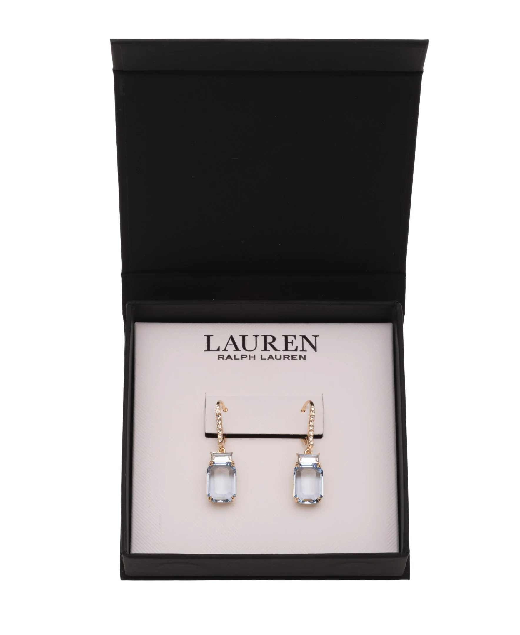 Lauren Ralph Lauren Gold-Tone Stone Drop Earrings - Image 2