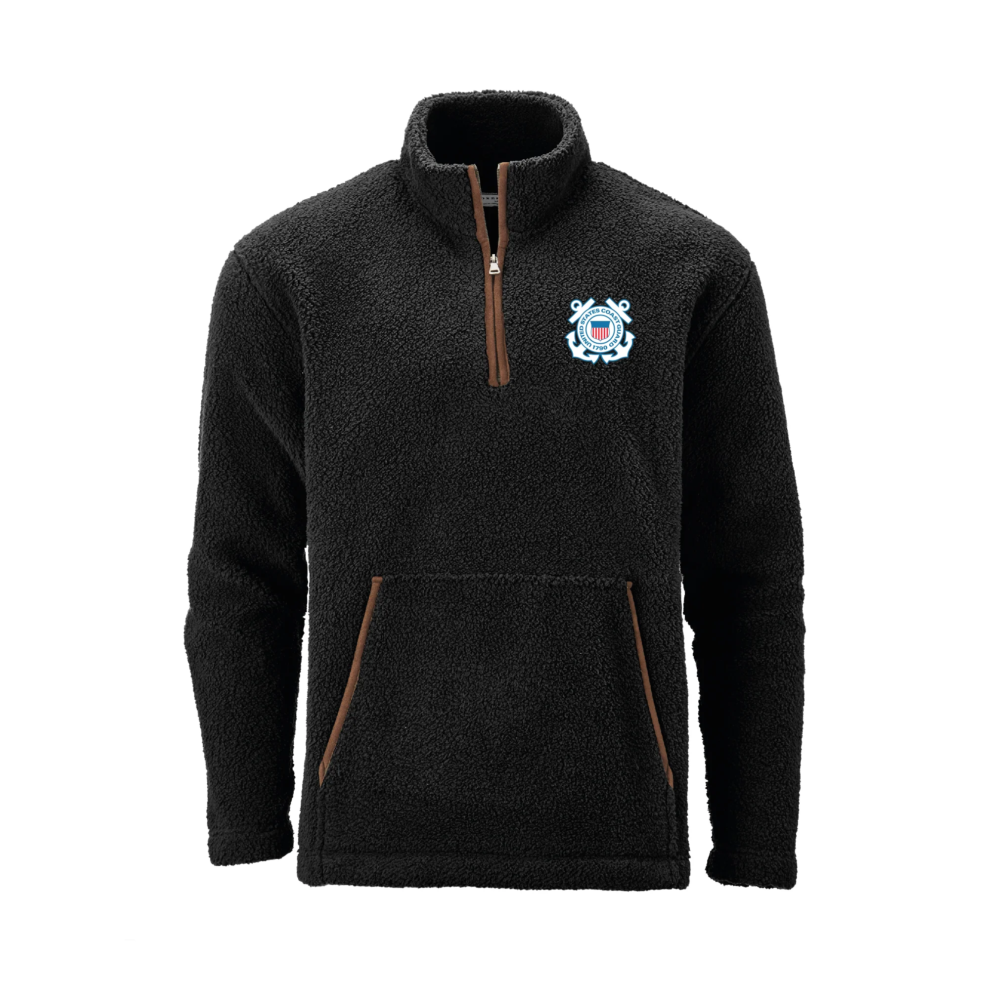 Boxercraft Mens USCG Shield Everest Pullover Jacket