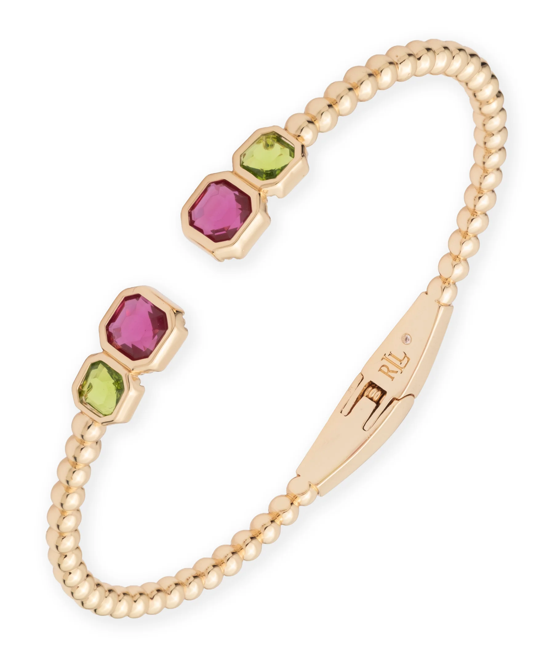 Lauren Ralph Lauren Gold-Tone Rolo Chain Bangle Bracelet