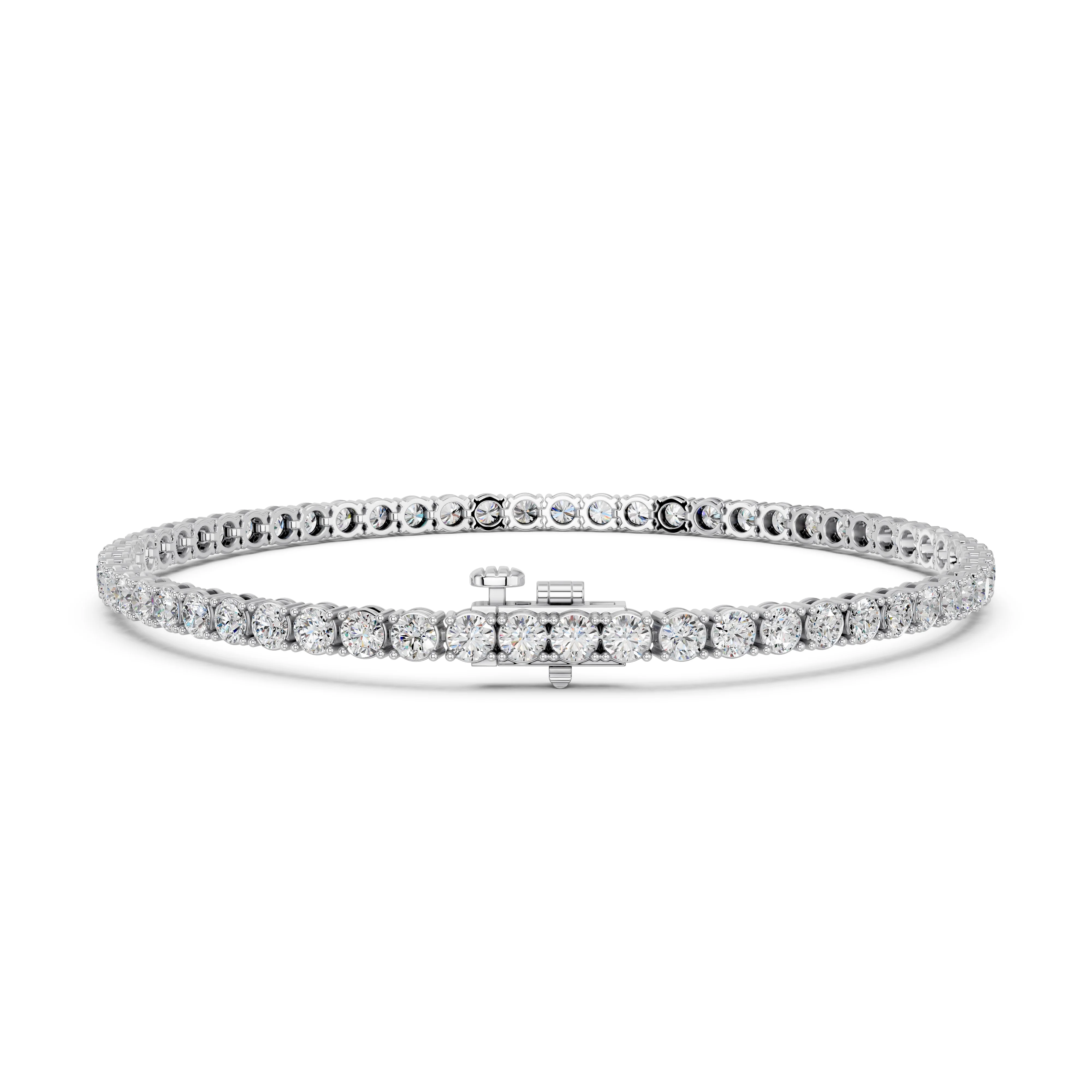 Badgley Mischka 5.00 CTW Lab-Grown Diamond Tennis Bracelet - Image 2
