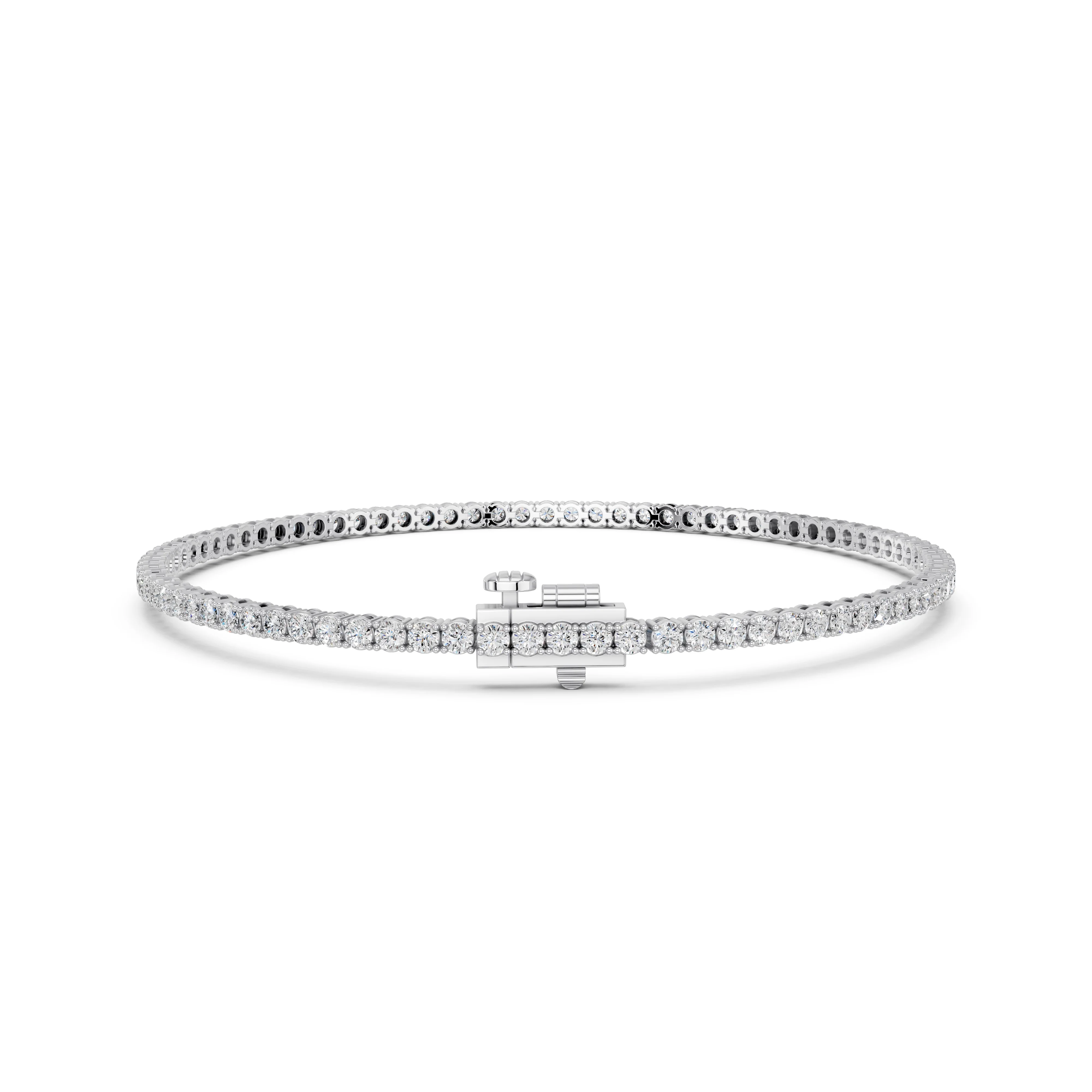 Badgley Mischka 3.00 CTW Lab-Grown Diamond Tennis Bracelet - Image 2