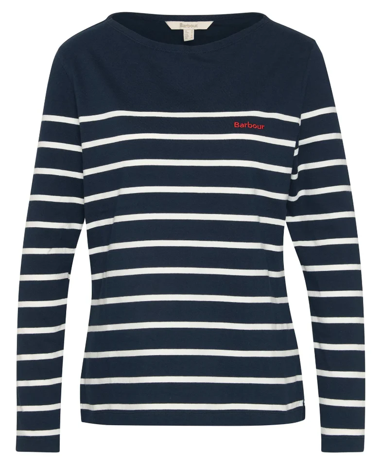 Barbour Womens Bradley Striped Long Sleeve T-Shirt - Image 2