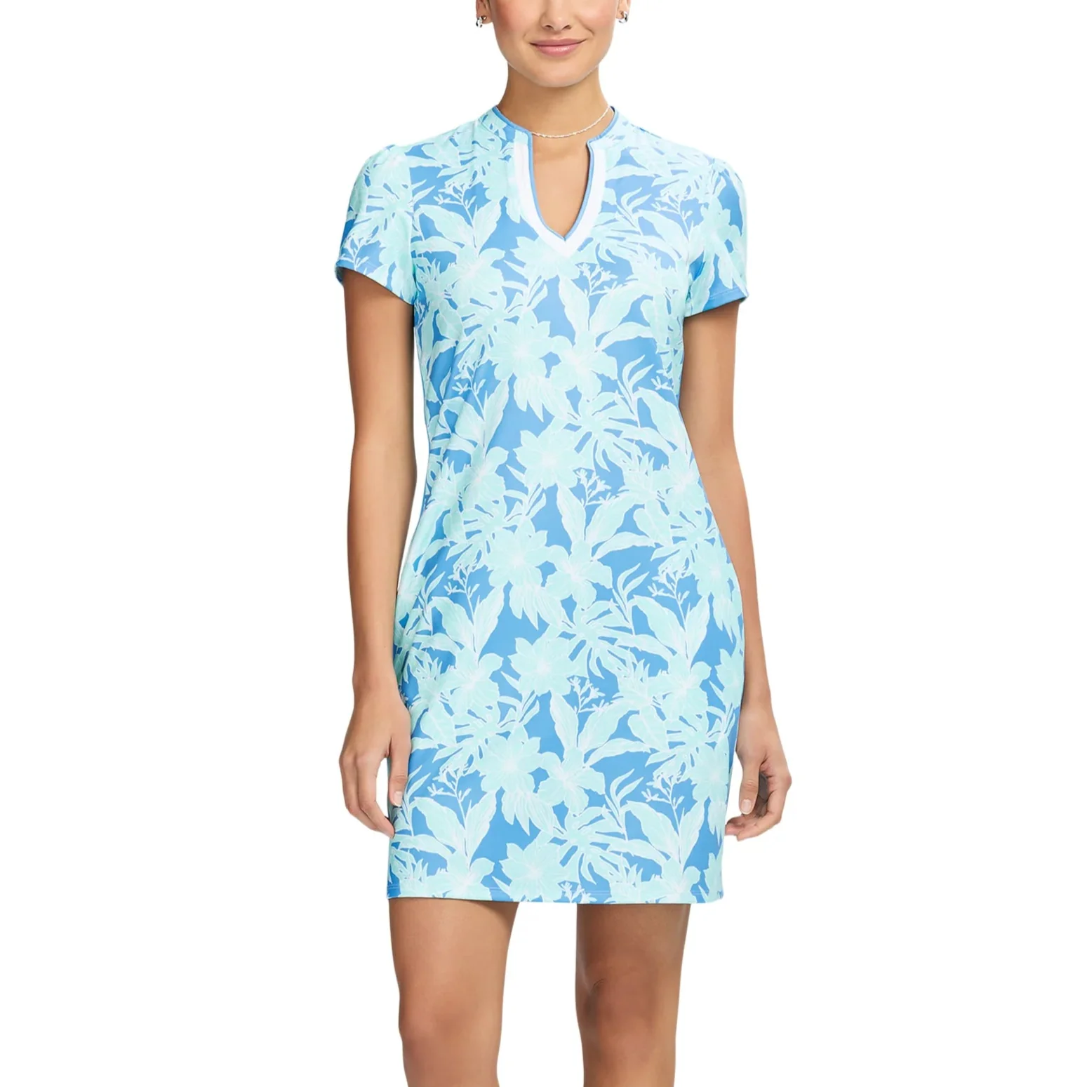 IZOD Womens Bree Brunch V-Neck Dress - Image 2