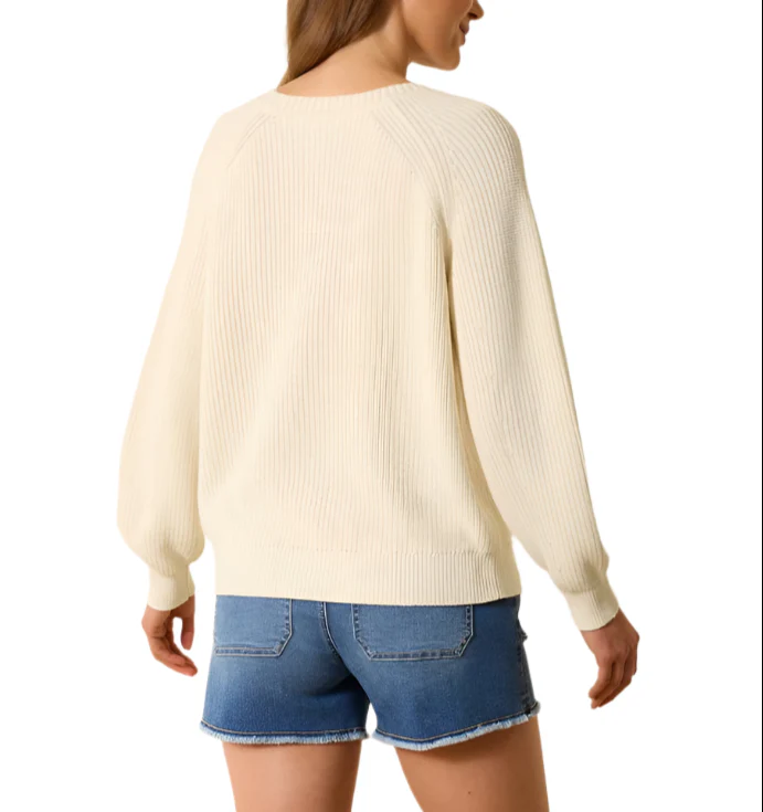 Tommy Bahama Womens Breezy Palm Crew Pullover Sweater - Image 2