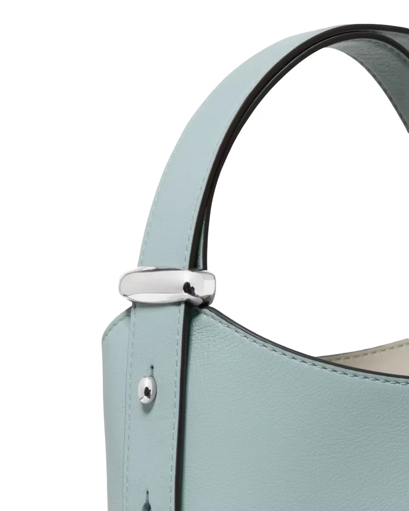 Kate Spade Halo Leather and Suede Mini Bucket Handbag - Image 4