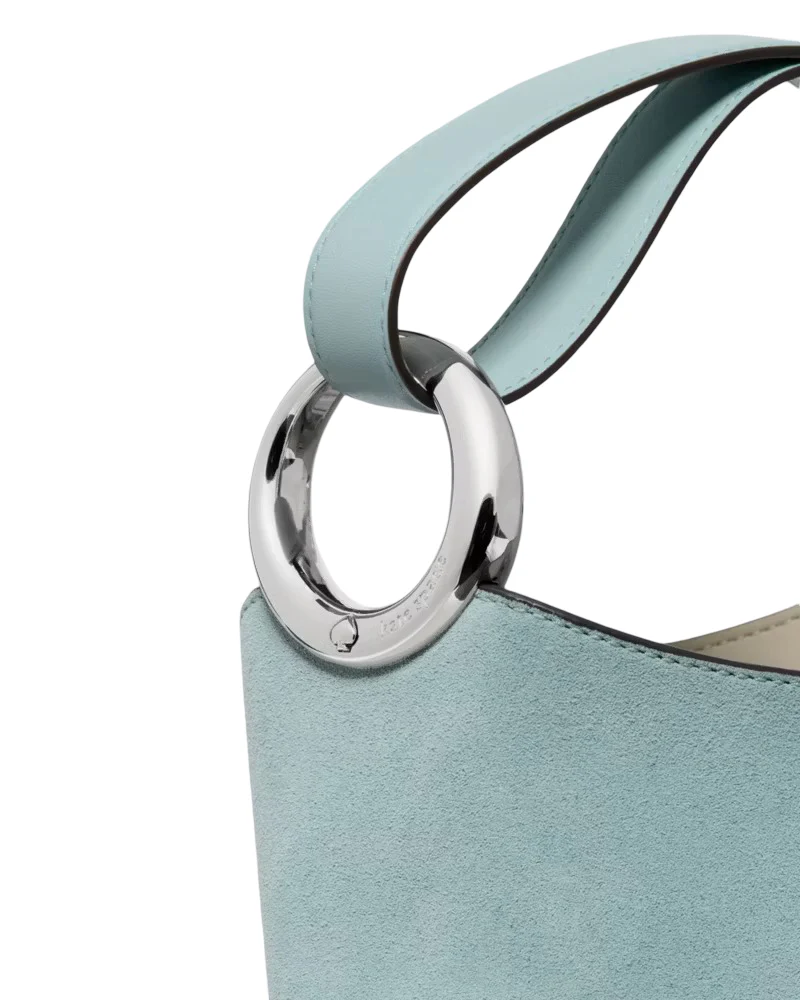 Kate Spade Halo Leather and Suede Mini Bucket Handbag - Image 5