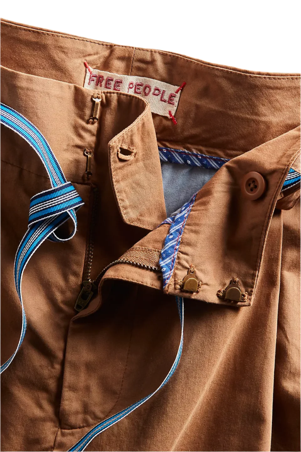 Free People Womens Buckle Back Trousers - Image 3