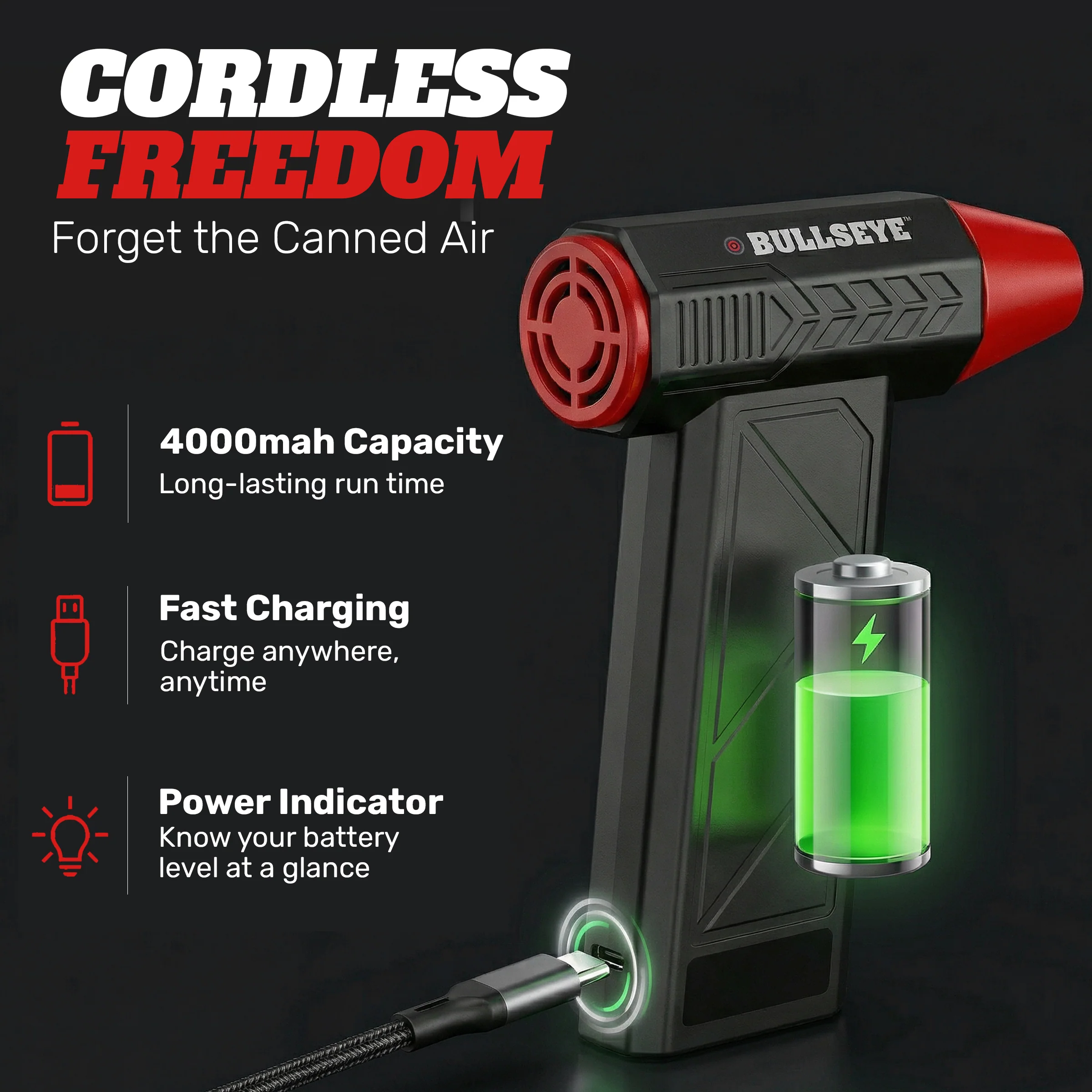 As Seen On TV Bullseye Air Rechargeable Blaster - Image 9