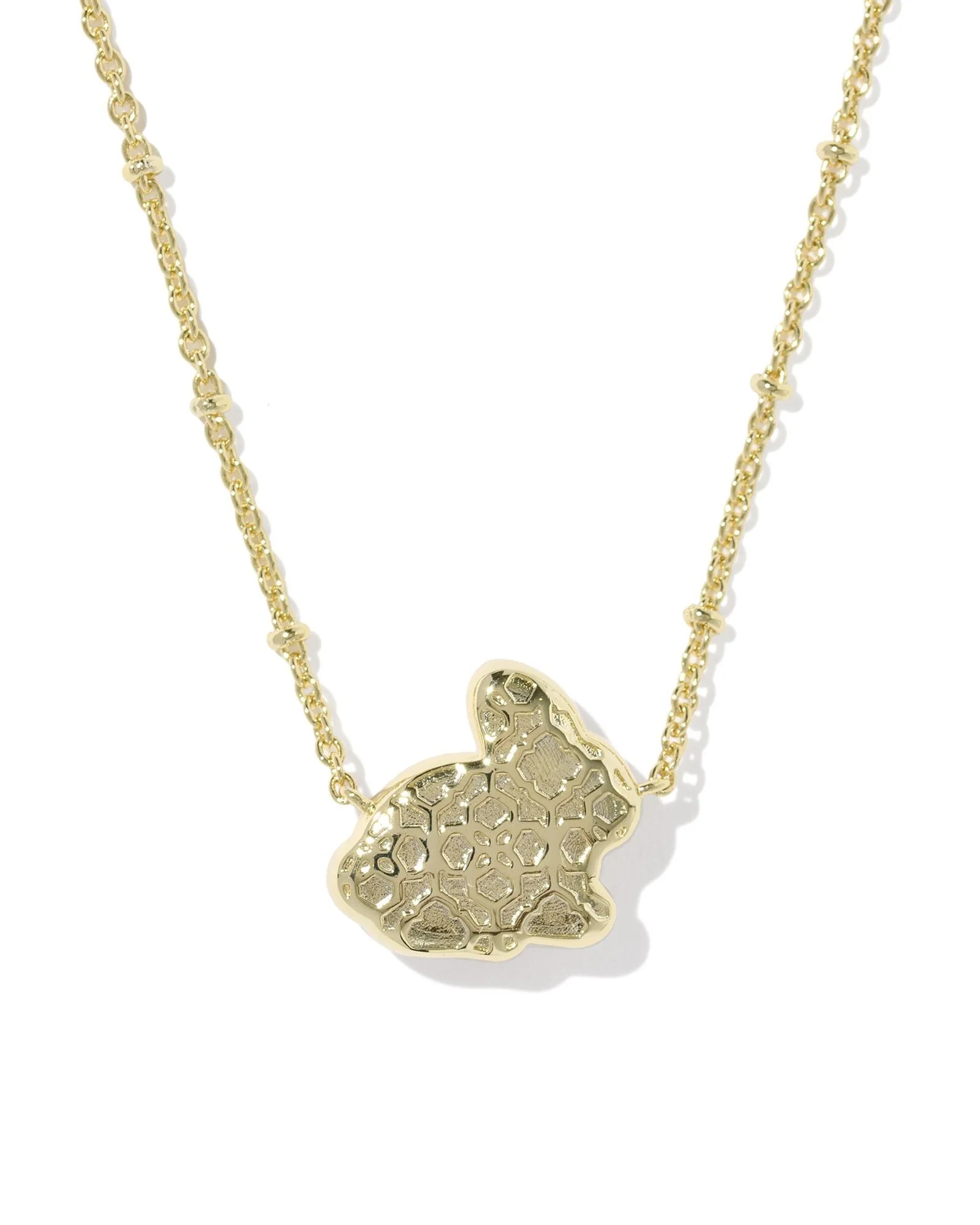 Kendra Scott Bunny Gold Short Pendant Necklace - Image 3